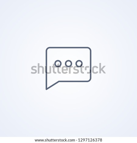 Print message, vector best gray line icon on white background, EPS 10