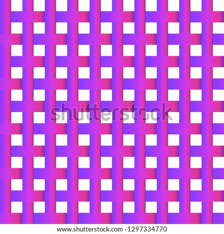 Seamless line pattern. Modern stylish texture. Repeating abstract background with interlacing lines. Simple monochrome grid.