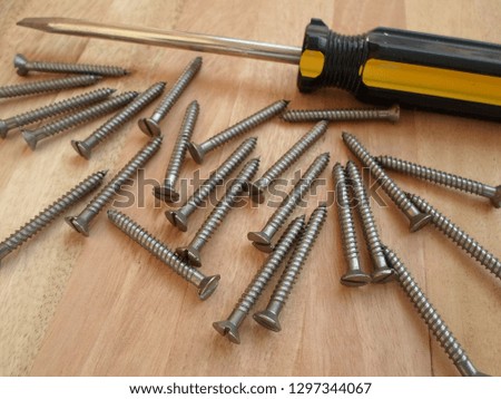 Hammer And Nail Carpentering Tools