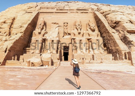 Abu Simbel, the Great Temple of Ramesses II, Egypt