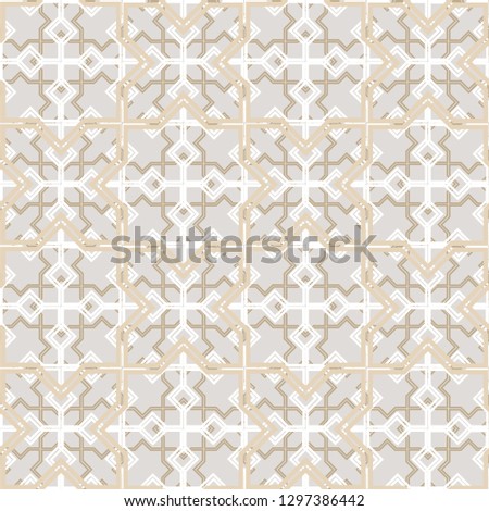 Geometric pattern in oriental style. Seamless pattern.