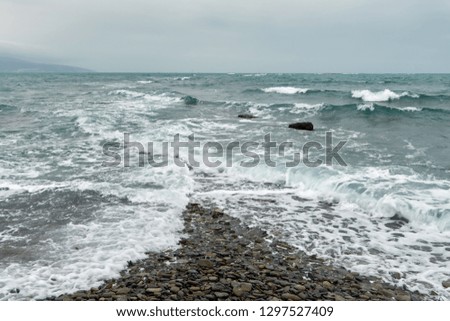 Storm Winter Black Sea