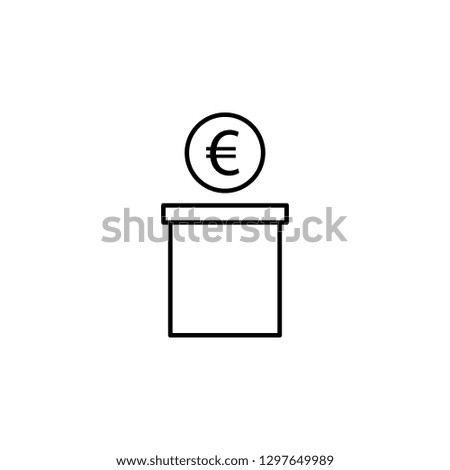pot, dollar icon. Element of finance illustration. Signs and symbols icon can be used for web, logo, mobile app, UI, UX on white background