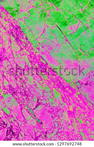 Marble bright pink and green colours abstract texture background. Marble stone structure. 