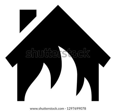 Home Fire Vector Icon