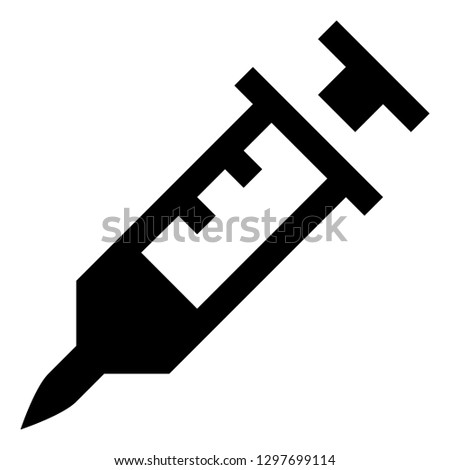 Syringe Needle Vector Icon
