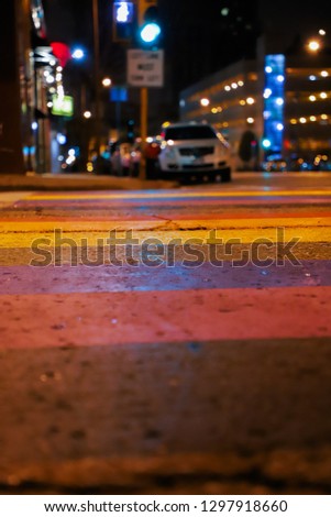 Rainbow walkway city 