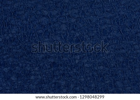 Cracked blue paint on metal, backgrounds. Abstract background, empty template. Top view. 