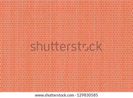 close up orange  background of criss cross fabric texture detail