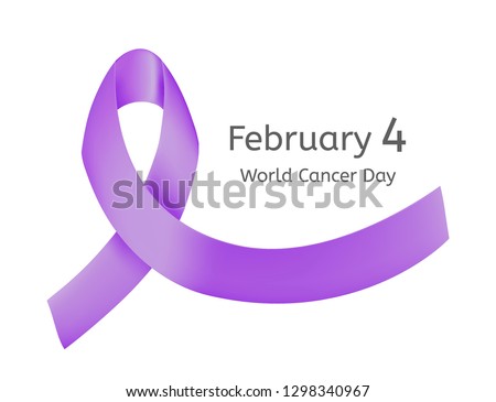 Pink cancer or ribbon on purple background. Colorful background. Abstract texture. Ribbon breast cancer awareness month, october.
