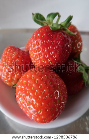 ripe strawberries fruit, photo used for advertising design, packaging, marketing and more
