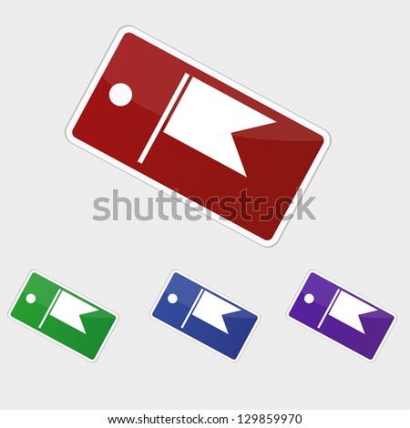 Illustration tag -  flag
