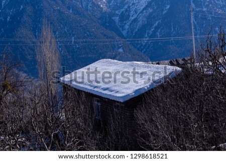 Snow Covered Roof