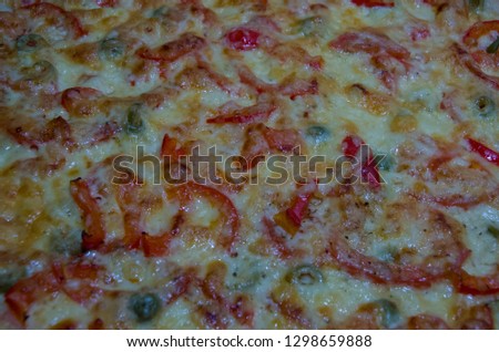 abstract background of pizza