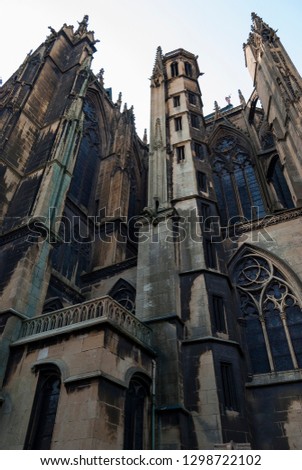 Cathedral in France. (Vertical)