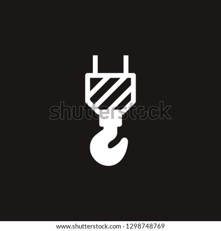 hook icon. hook vector design. sign design