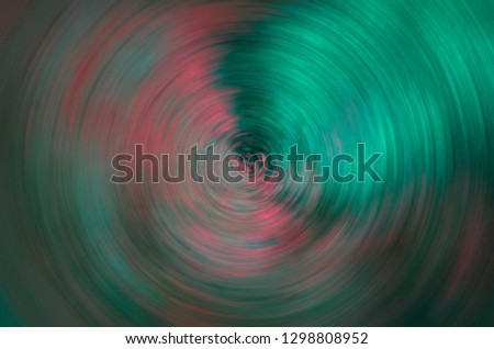 Colorfull blured circle