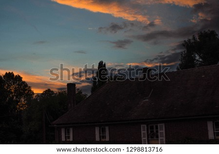 Sunset in the Country