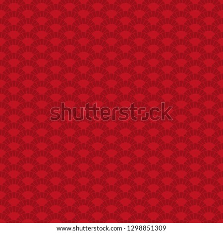 Lunar New Year Seamless Pattern - Red pattern design for Lunar or Chinese New Year
