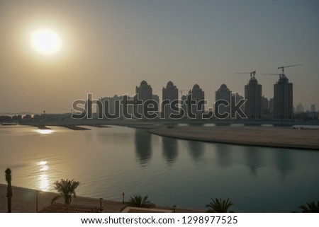 Sunset on Pearl Doha