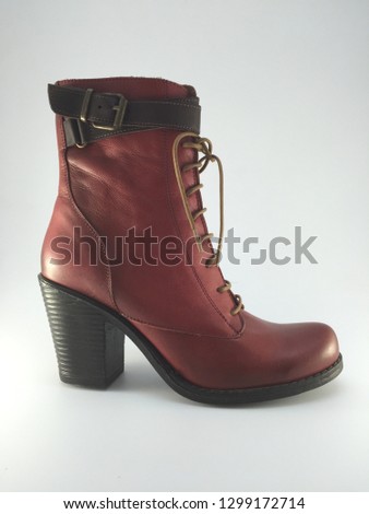 Leather Women Boot