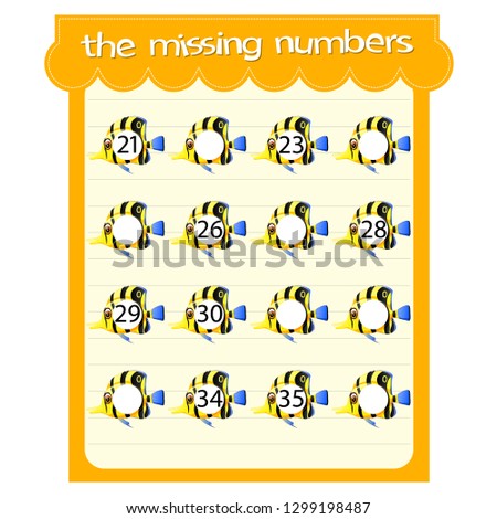 Game templates with missing numbers 