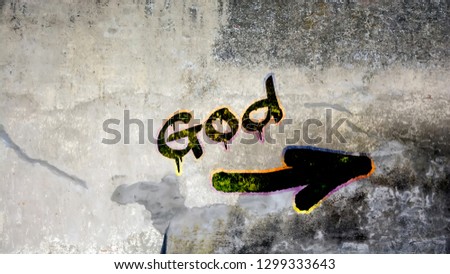Wall Graffiti to God