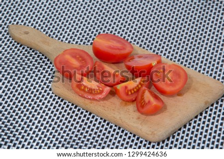 Picture of cherry tomatoes, concept, background.