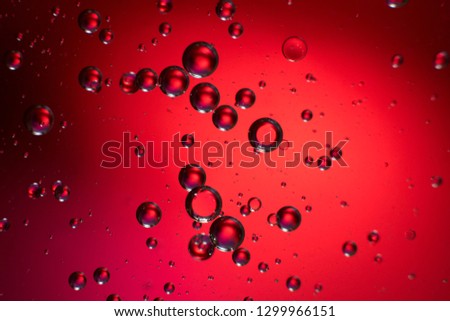 Abstraction for background on desktop. Oil drops. Bright background