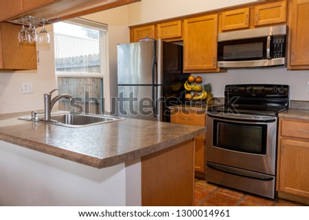 cozy updated kitchen