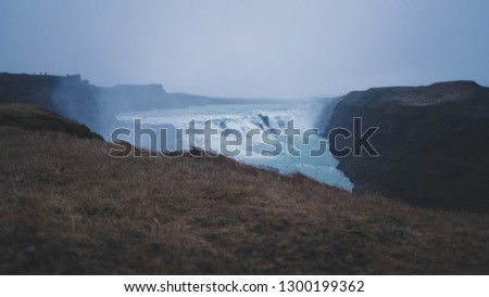 Waterfall Gullfoss, Iceland