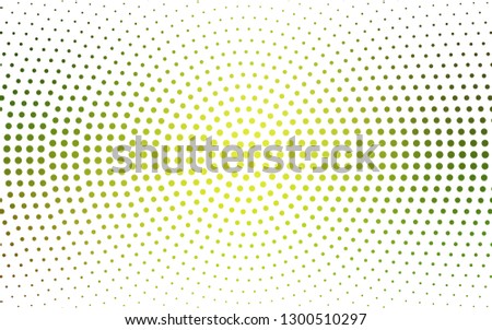 Light Green, Yellow vector  template with circles. Beautiful colored illustration with blurred circles in nature style. New template for your brand book.