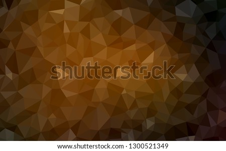 Light Red vector abstract polygonal template. Shining colorful illustration with triangles. Template for cell phone's backgrounds.