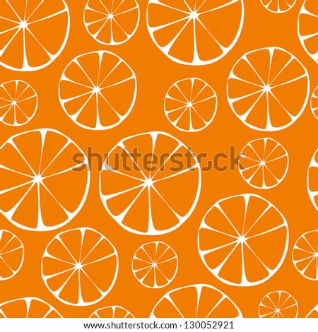 Orange pattern, seamless background