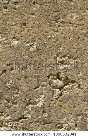 Roughly rendered rubble wall construction exterior - full frame texture background