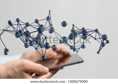network digital in hand