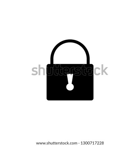 lock, safety, password, secure icon, vector illustration