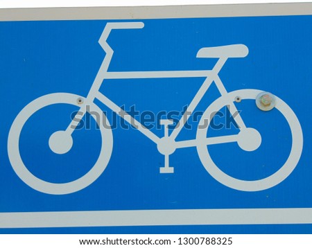 Road bike symbol