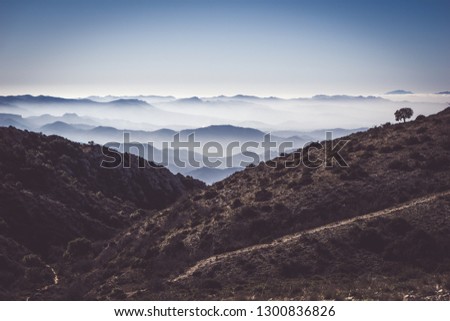 clouds at the Mountains
