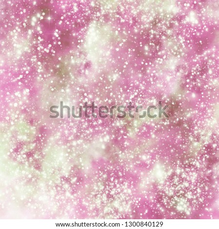 Space Starry Background, Abstract liquid, Digital Painting, Fantasy magic texture, Shiny Bokeh Background, Holographic background, Ultraviolet background, Glow Sparkle illustration.