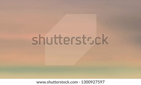 Silhouette of tree with branches and birds closed by blurred polygon. Abstract moving.