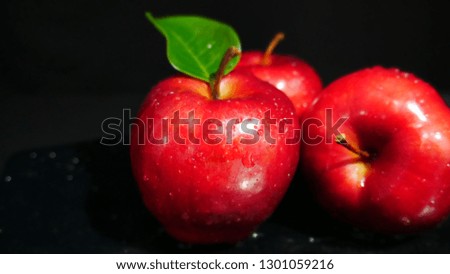 Three apple fresh for fruit image