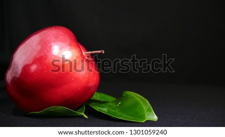 Fresh apple on fruit image
