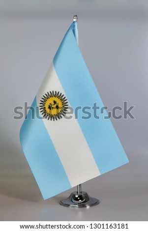 Table Flag of Argentina, Flagpole.