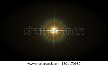 center rainbow star sun lights optical lens flares shiny art background new quality natural lighting lamp rays effect dynamic colorful bright image