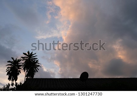 clouds with sky background