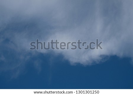 White clouds with sky background