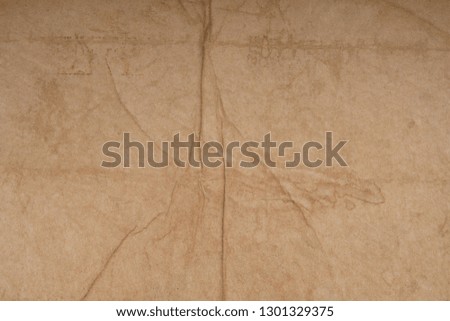 wrinkled and weathered brown craft paper texture