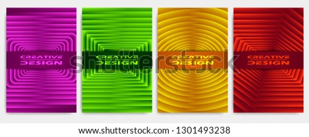 Covers modern abstract design templates set. Geometric compositions for flyer, banner, brochure and poster