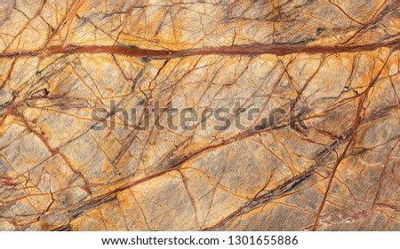 Square background wall marble granite ceramics marble pattern tracery streaks brawn gold veined web